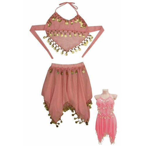 Карнавальный костюм детский Детский восточная танцовщица розовый LU1151-5 InMyMagIntri 104-110cm