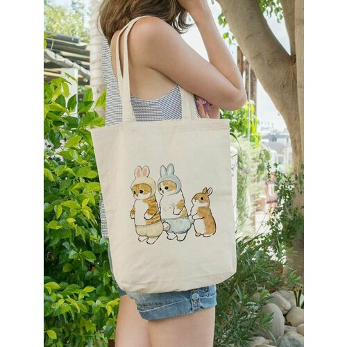 фото Сумка шоппер , фактура плетеная, бирюзовый kotofoto76