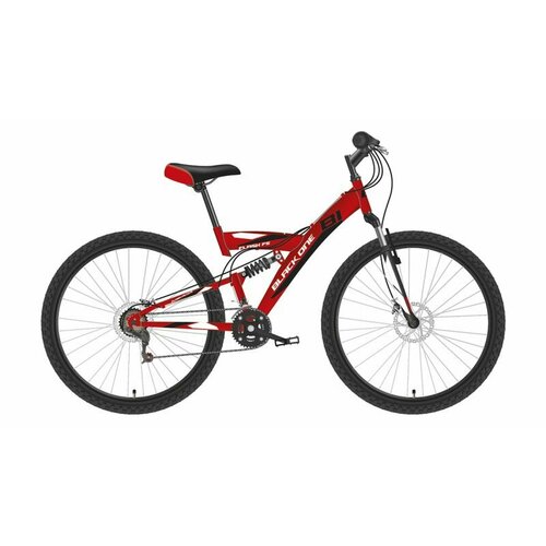 фото Горный велосипед black one flash fs 26 красный/черный/белый 18"