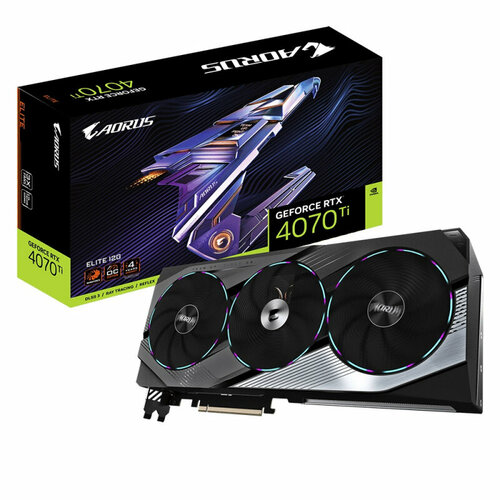 Видеокарта GIGABYTE GeForce RTX 4070 Ti AORUS ELITE 12G 13343000₽