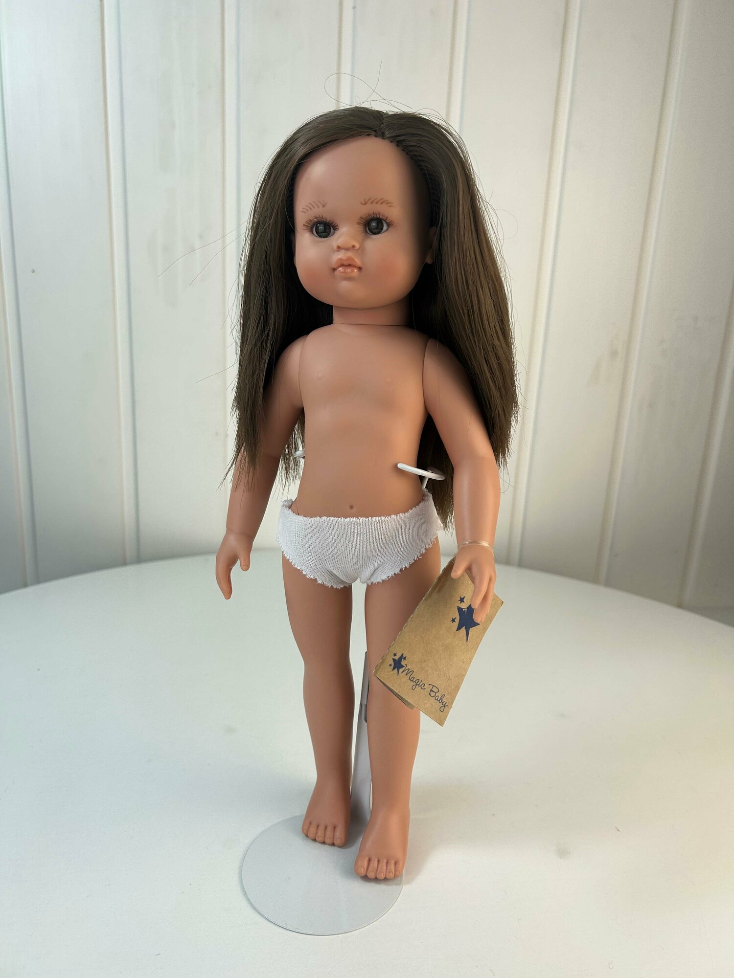 Кукла Lamagik "Нэни", темноволосая, без одежды, 33 см, арт. 3300