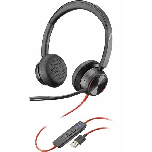 Гарнитура Plantronics Blackwire BW8225-M USB-A (214408-01) игровые геймерские накладные наушники с микрофоном rapture 586 проводные 2 1м красные