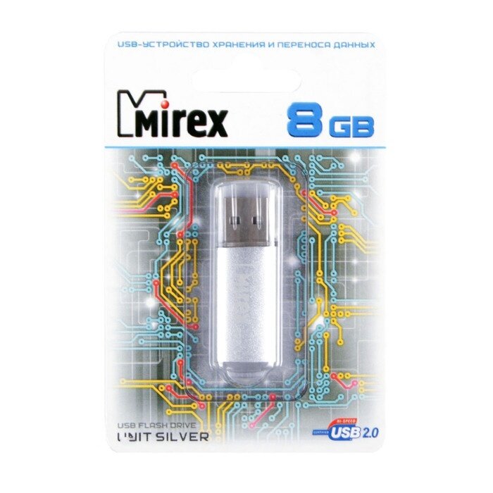 Флеш накопитель 64GB Mirex Unit, USB 2.0, Синий - фото №17