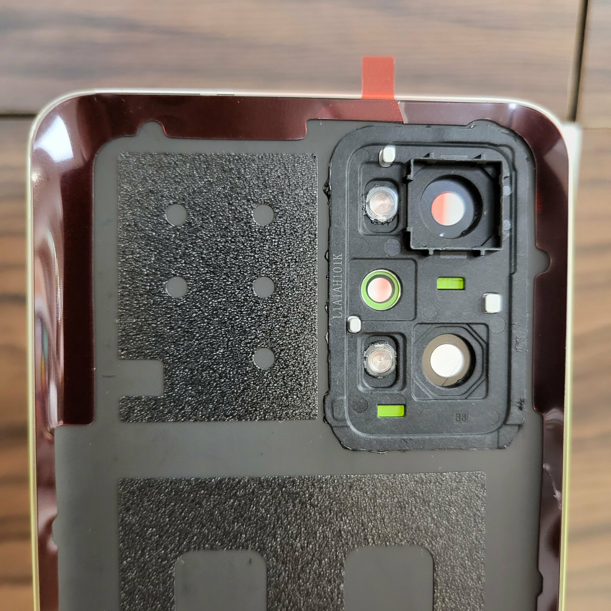 Крышка для Realme GT Neo2 оригинальная (заднее стекло) цвет: зелёный — фото 5