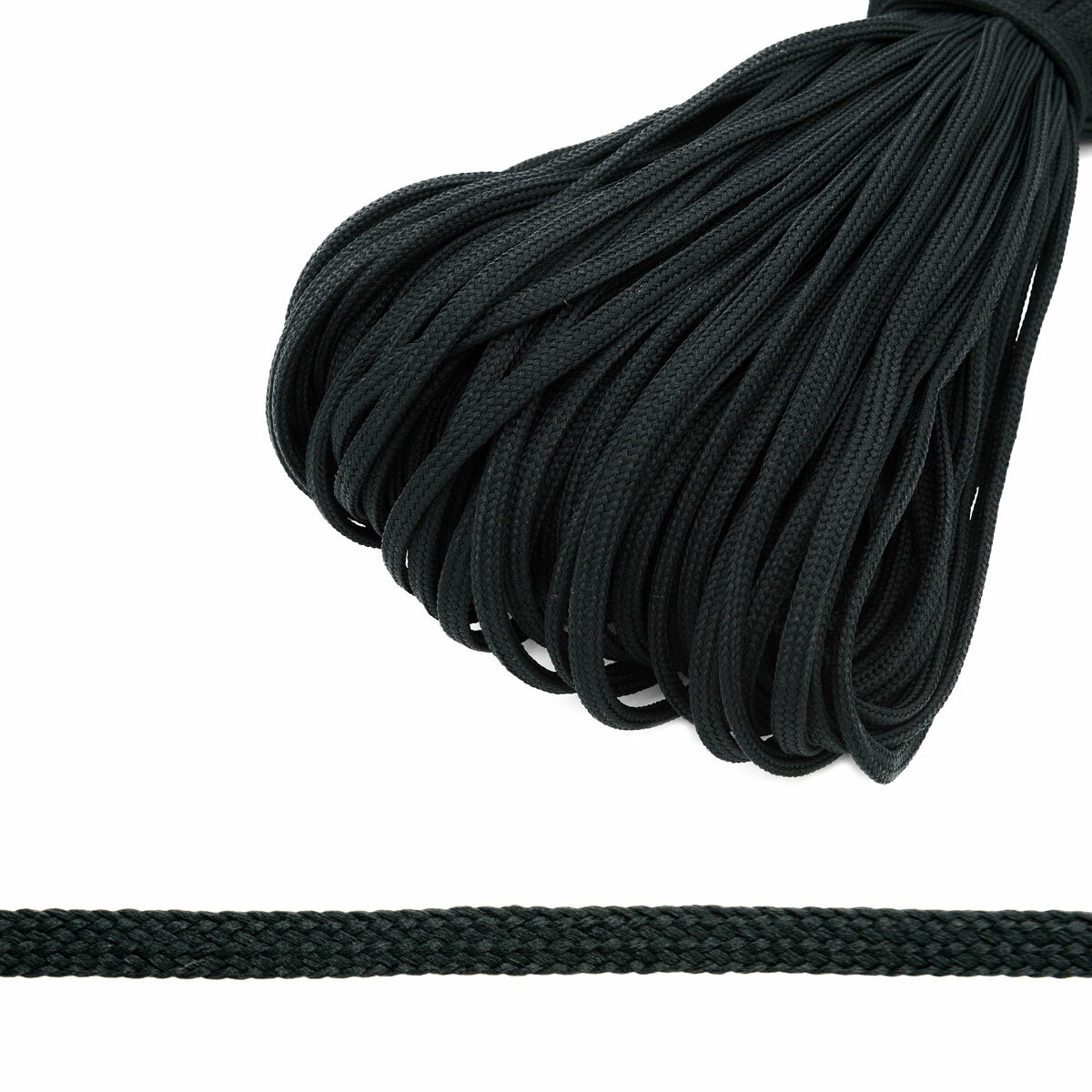 Шнур плетеный 8мм*100м, "Лента" С34 (005 черный)