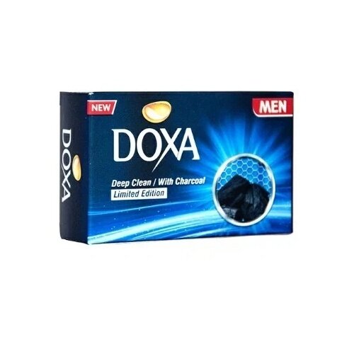 Мыло DOXA С углем, твердое, мужское, 90 г