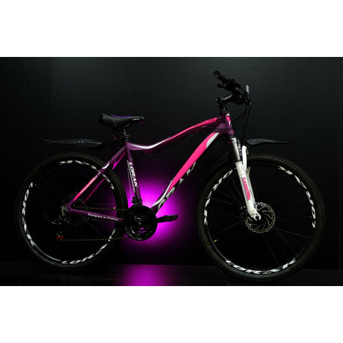 Велосипед LORAK GLORY 100 Матовый Фиолетовый/Розовый (26) 17р велосипед lorak lx3 матовый серый красный 17р