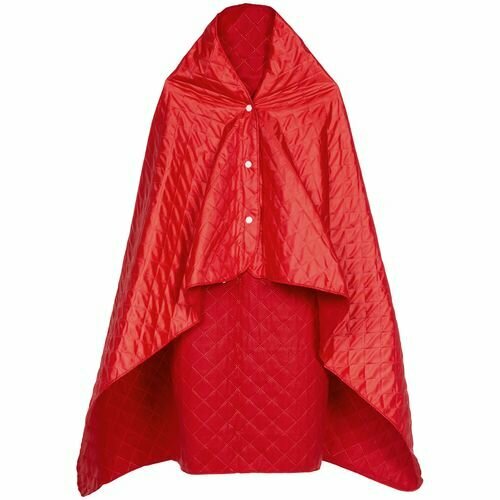 Плед-пончо для пикника SnapCoat красный