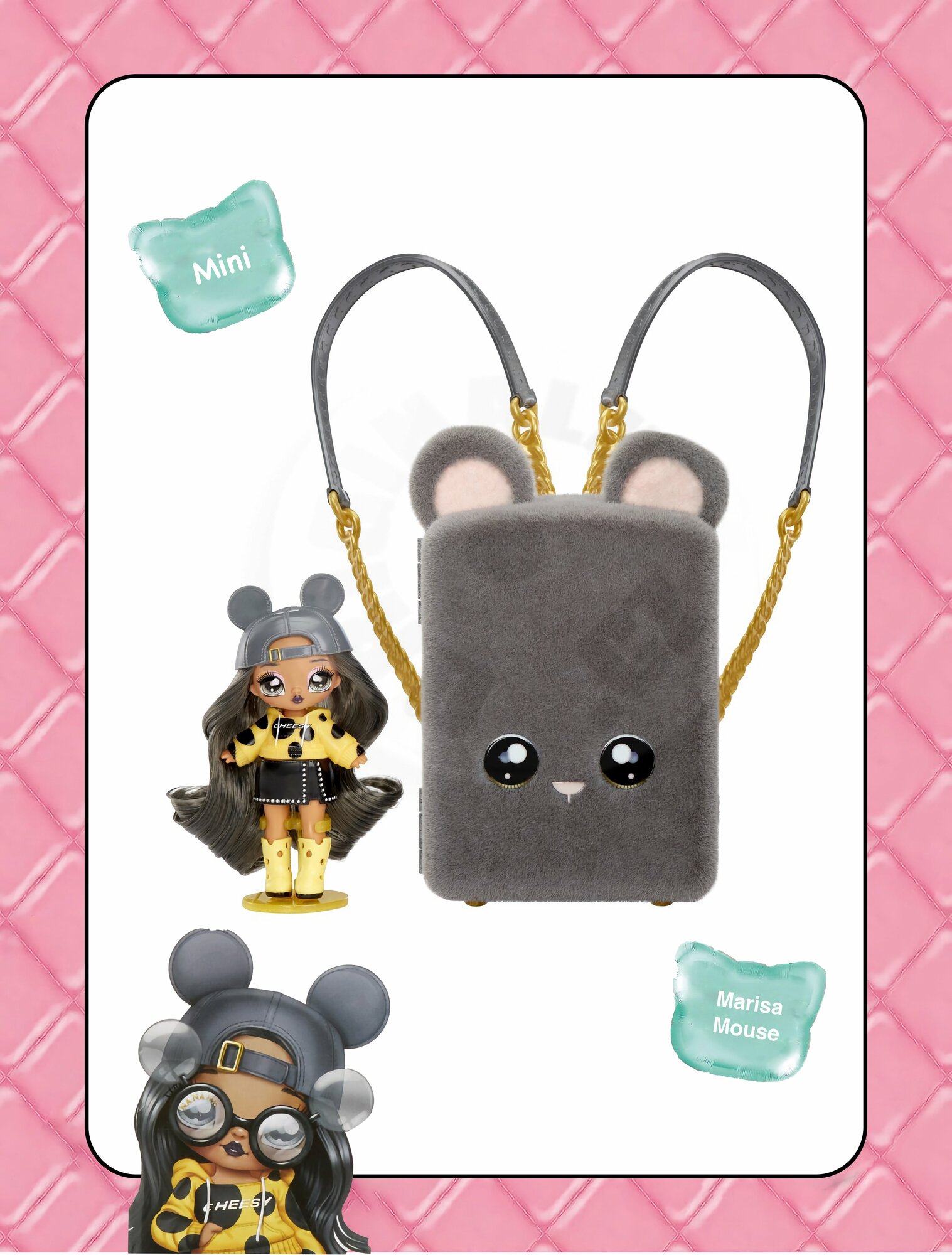 NaNaNa MGA Entertainment - Мини-рюкзак с Marisa Mouse 592334