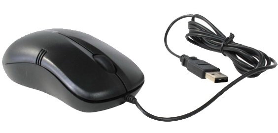 Мышка A4Tech OP-560NU Black (1.5м проводная оптическая 1000dpi USB)