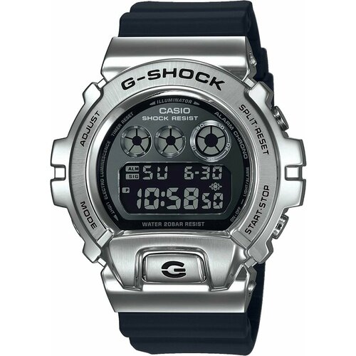 фото Наручные часы casio g-shock 52446, серебряный, черный
