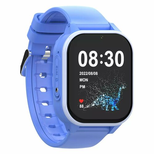 Умные часы для детей Wonlex Smart Baby Watch KT19 PRO 4G с функцией телефона GPS камерой кнопкой SOS видеозвонком и вибровызовом Голубой 790900₽