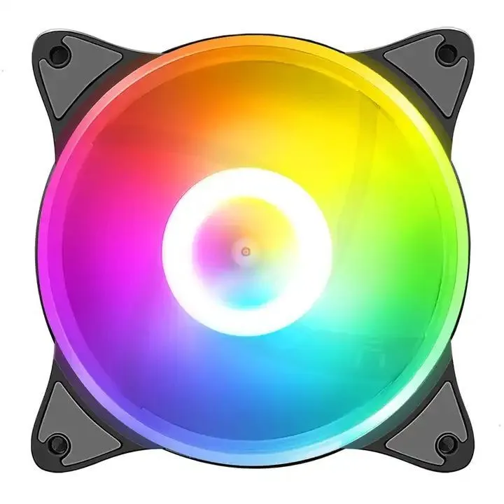 Вентилятор Coolmoon RGB FAN MOGICMOON-AUTO 120X120X25,20dB,1200RPM,38CFM, Hydraulic,12 led, RGB, Molex корпусной вентилятор OEM