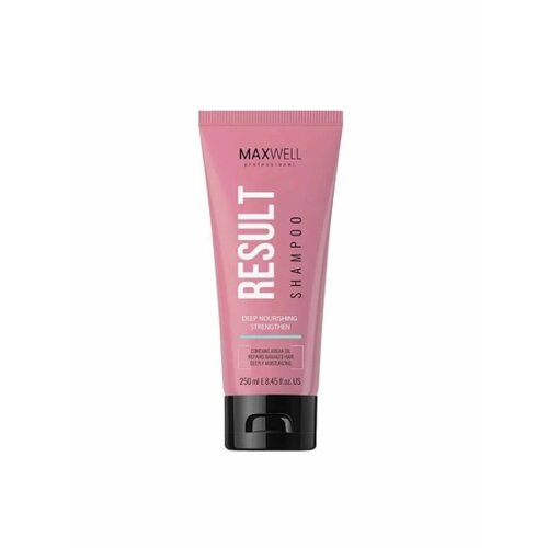 комплект для домашнего ухода maxwell result shampoo 250 ml result mask 250 ml Шампунь увлажняющий для волос Maxwell Result 250 ml