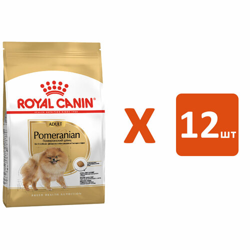 ROYAL CANIN POMERANIAN ADULT для взрослых собак померанский шпиц (0,5 кг х 12 шт) дом дизайн для кошек 33х33х40см померанский шпиц