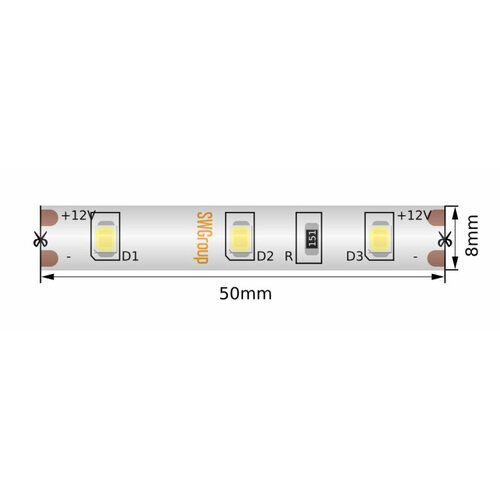 Светодиодная лента SWG SWG260-12-4.8-W-66-M 12В IP66 6000-6500K 015648