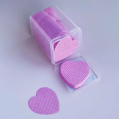 Безворсовые салфетки в контейнере Pink House 200 шт. светло-розовые сердечки kaaraanly безворсовые салфетки 1000 шт