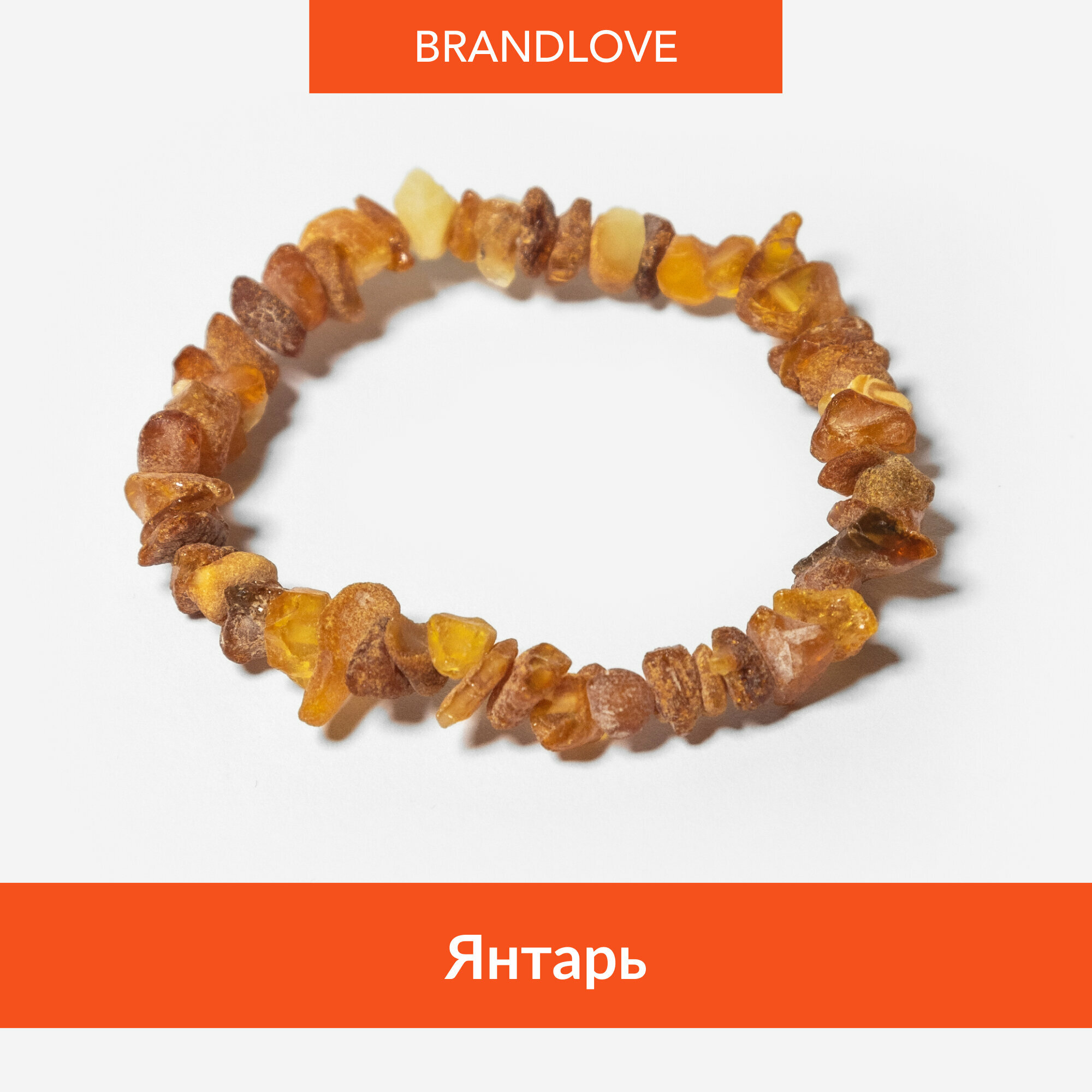 Браслет-нить BL Jewelry Crumble, кварц розовый, перламутр, агат, гранат, коралл, яшма, лазурит, янтарь, кварц