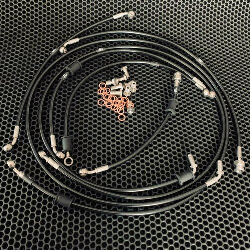 Suzuki GSF1250 SA ABS K7 - L1 Bandit 2007-2011 Комплект армированных тормозных шлангов