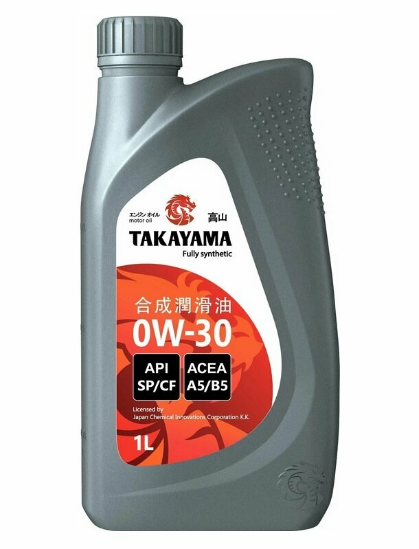 Моторное масло TAKAYAMA SAE 0W-30, API SP/CF, ACEA A5/B5 (1л) пластик