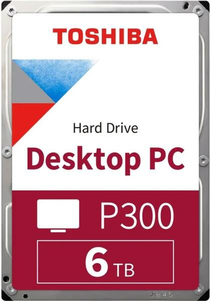 Жесткий диск 3.5 6 Tb 5400 rpm 128 Mb cache Toshiba P300 SATA III 6 Gb/s (HDWD260UZSVA)