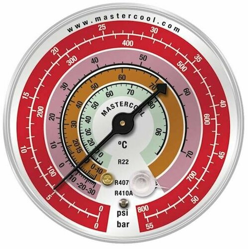 Манометр высокого давления на R-1270, 290, 600A Mastercool RBH