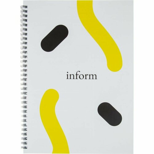 Бизнес-тетрадь Inform А4, 96л, клетка тетрадь 96л а4 клетка artspace природа макро