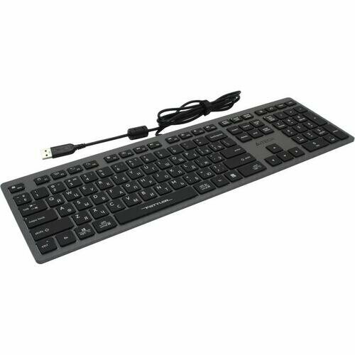 Клавиатура A4tech Fstyler FX60H GreyNeon Backlit 421700₽