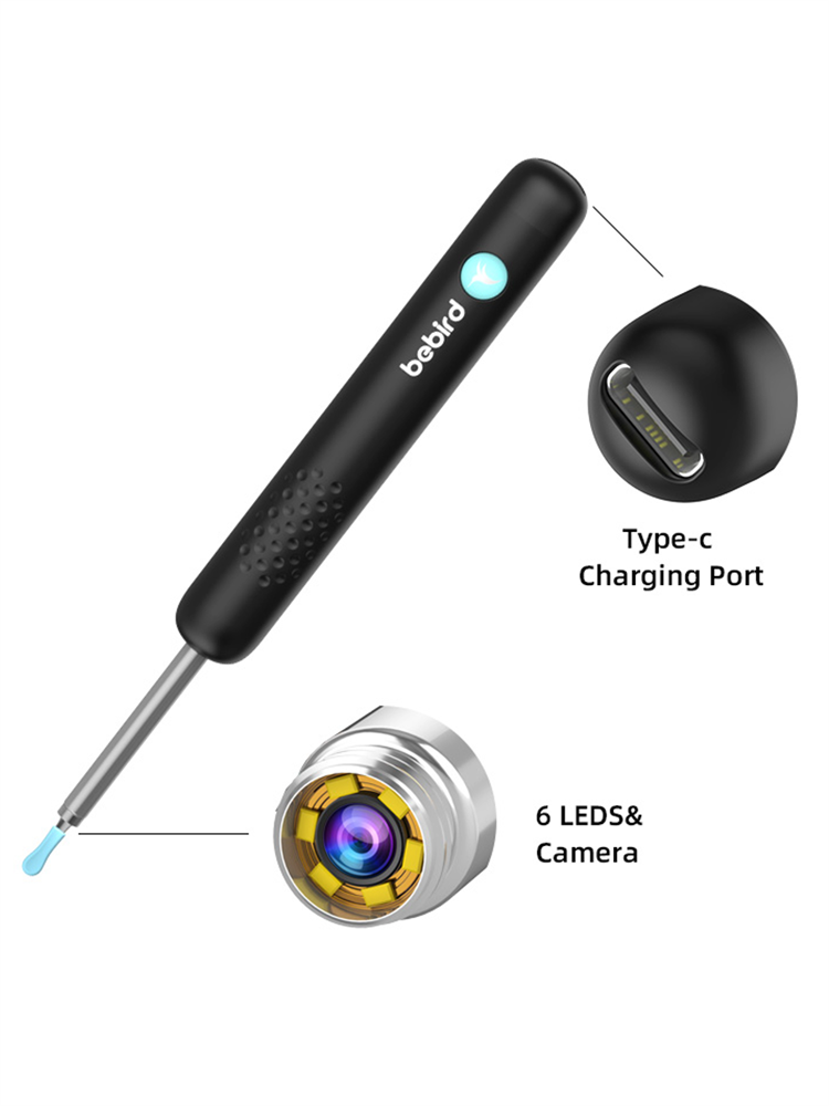 Умная ушная палочка Bebird Smart Visual Spoon Ear Stick R1, белая - фотография № 19