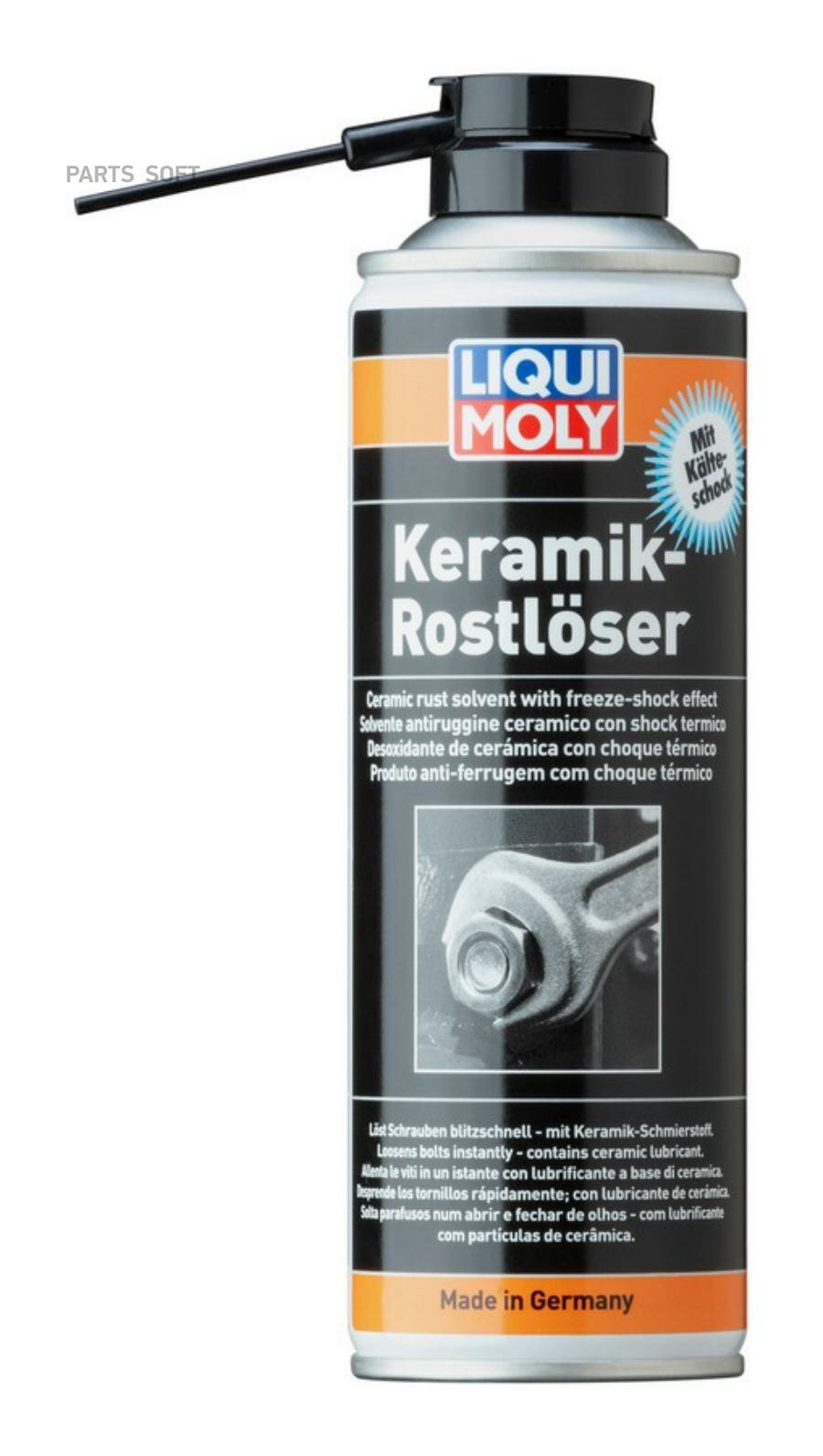 LIQUI MOLY 1641 Растворитель ржавчины с керамикой и эффектом холодного шока (0 3 л.) ()