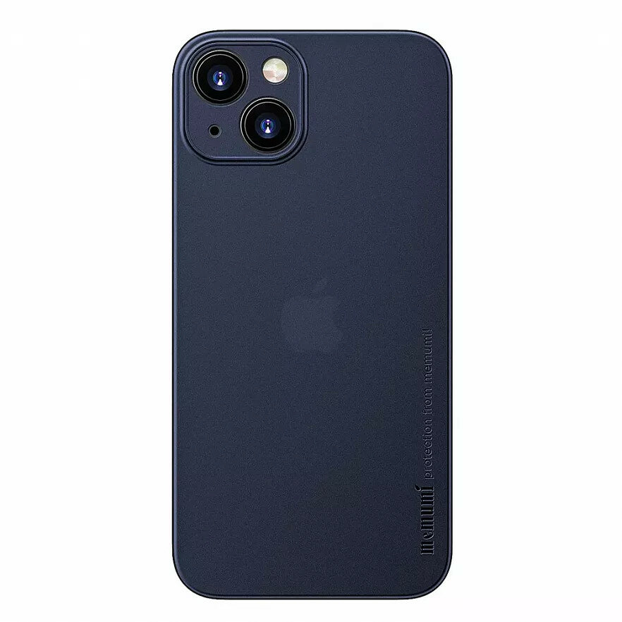 фото Чехол Memumi Ultra Slim 0.3 для iPhone 15 синий Blue
