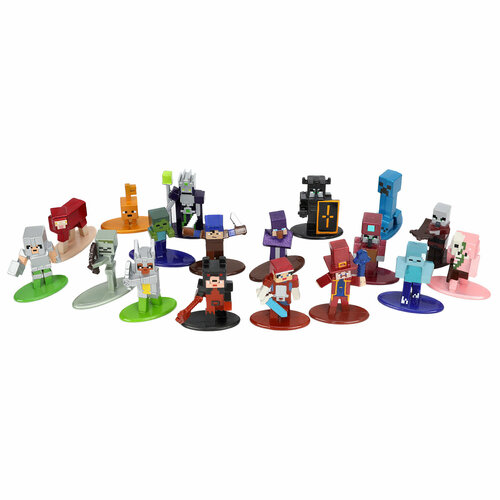 Фигурки Jada Toys Nano Minecraft Minecraft Badger (18 Pack-Wave 7) (SDG no. 253265007) набор jada toys nano metalfigs minecraft wave 3 1 65 20 pack 31431