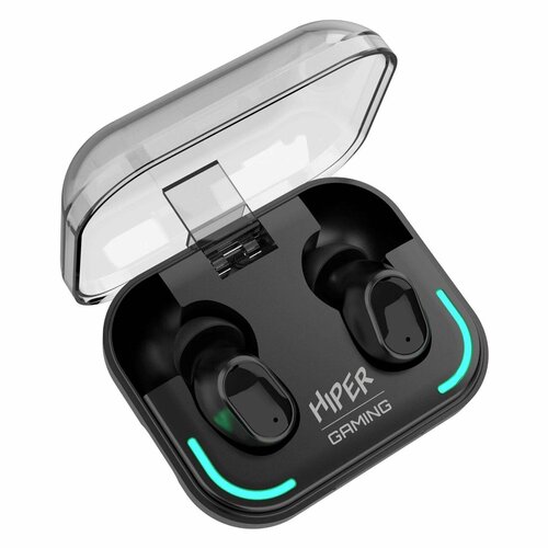 Наушники True Wireless игровые HIPER ARIA H2 black