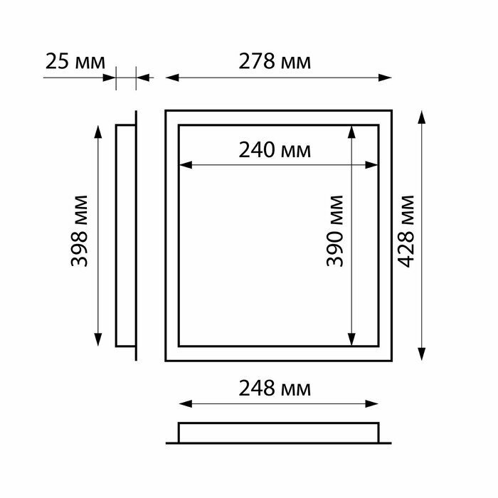 ZEIN Люк ревизионный ZEIN Люкс ЛК2540, 250 х 400 мм, пластик - фотография № 4