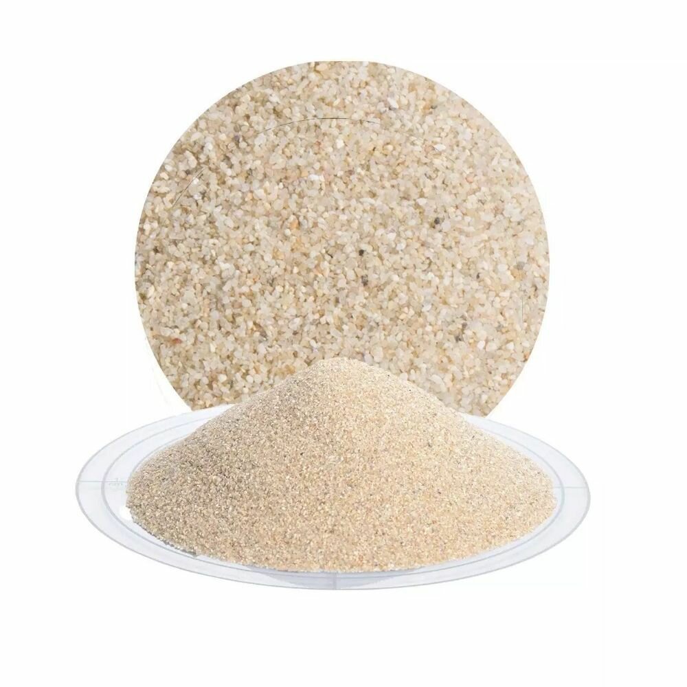 Песок речной для растений аквандо, фракция 0,4-0,8 мм. Для грунтов, промытый, прокаленный, окатанный. 10 кг. Мешок в коробке.