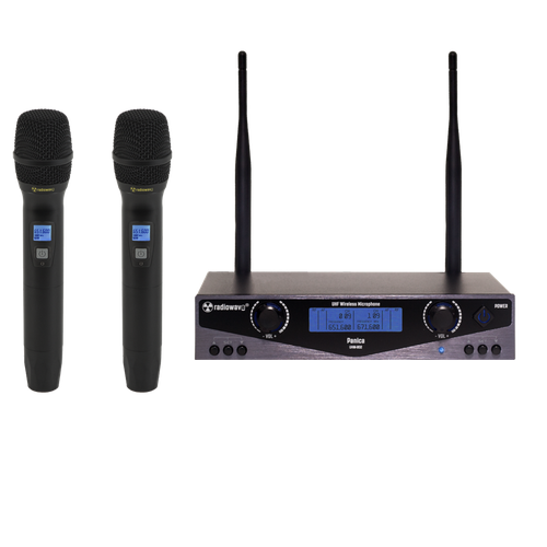 Radiowave UHM-802 радиосистема с 2 ручным микрофоном с выборной частотой 1892600₽