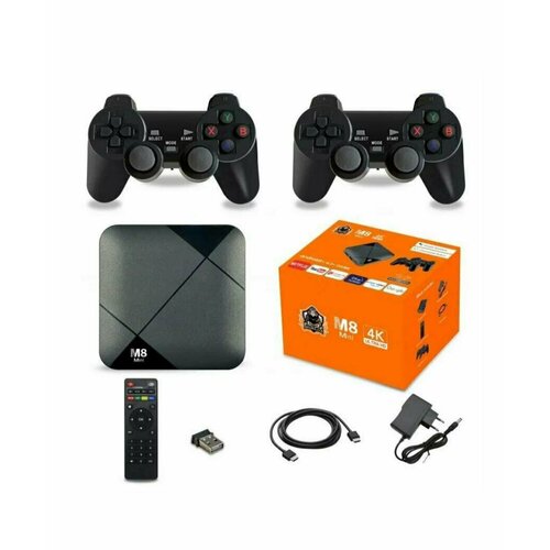 Телевизионная приставка M8 Mini с Android TV 90 портативная консоль с двумя джойстиками 320000₽