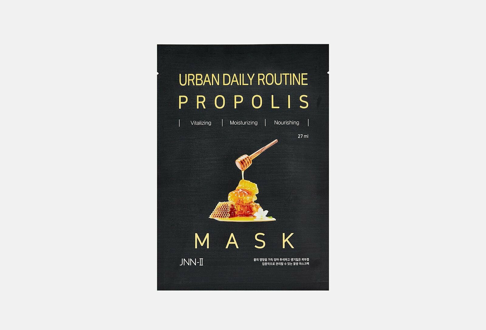 Маска тканевая с прополисом JNN-II Urban Daily Routine Propolis Mask 27мл Jungnani - фото №7