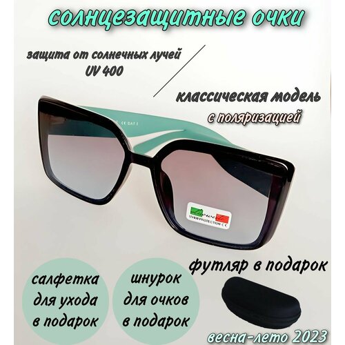 фото Солнцезащитные очки luoweite, черный, зеленый