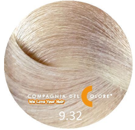 COMPAGNIA DEL COLORE краска для волос 100 МЛ AMMONIA FREE 9.32