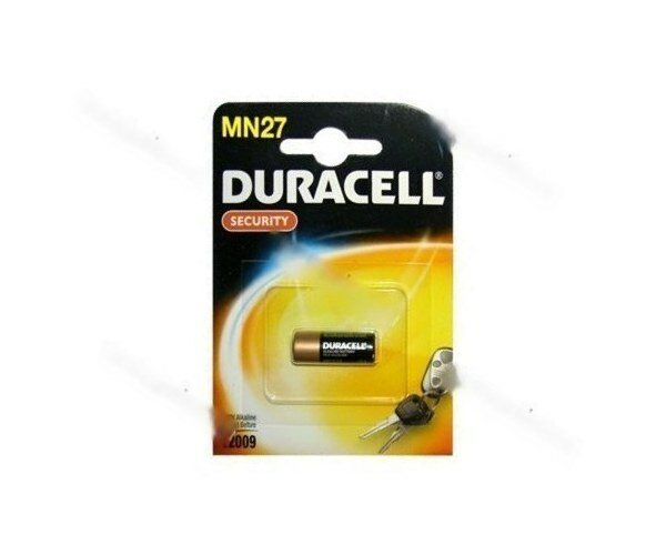 Батарейка duracell mn27 bl-1, 12v для брелока сигнализации