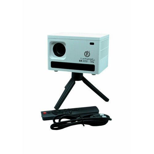 Проектор LuckyRoad X8 HD1080p HDMI Wi-Fi 5G Bluetooth Android 100 Пульт ДУ Белый 770000₽