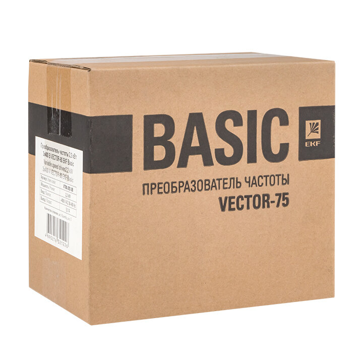 Преобразователь частоты без торм. модуля 2,2 кВт 3х400В VECTOR-80 EKF — фото 4