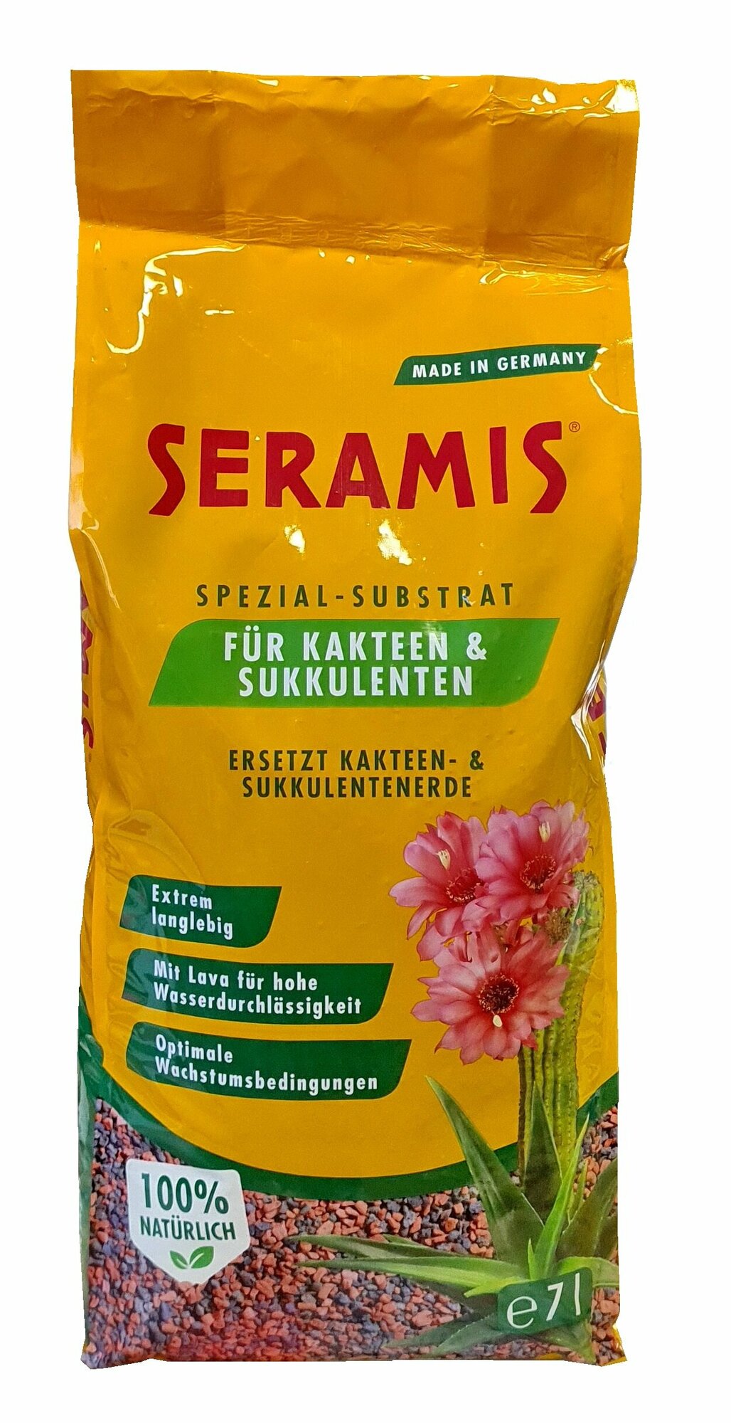 Seramis (Серамис) Гранулят для посадки кактусов и суккулентов 7л (Германия)