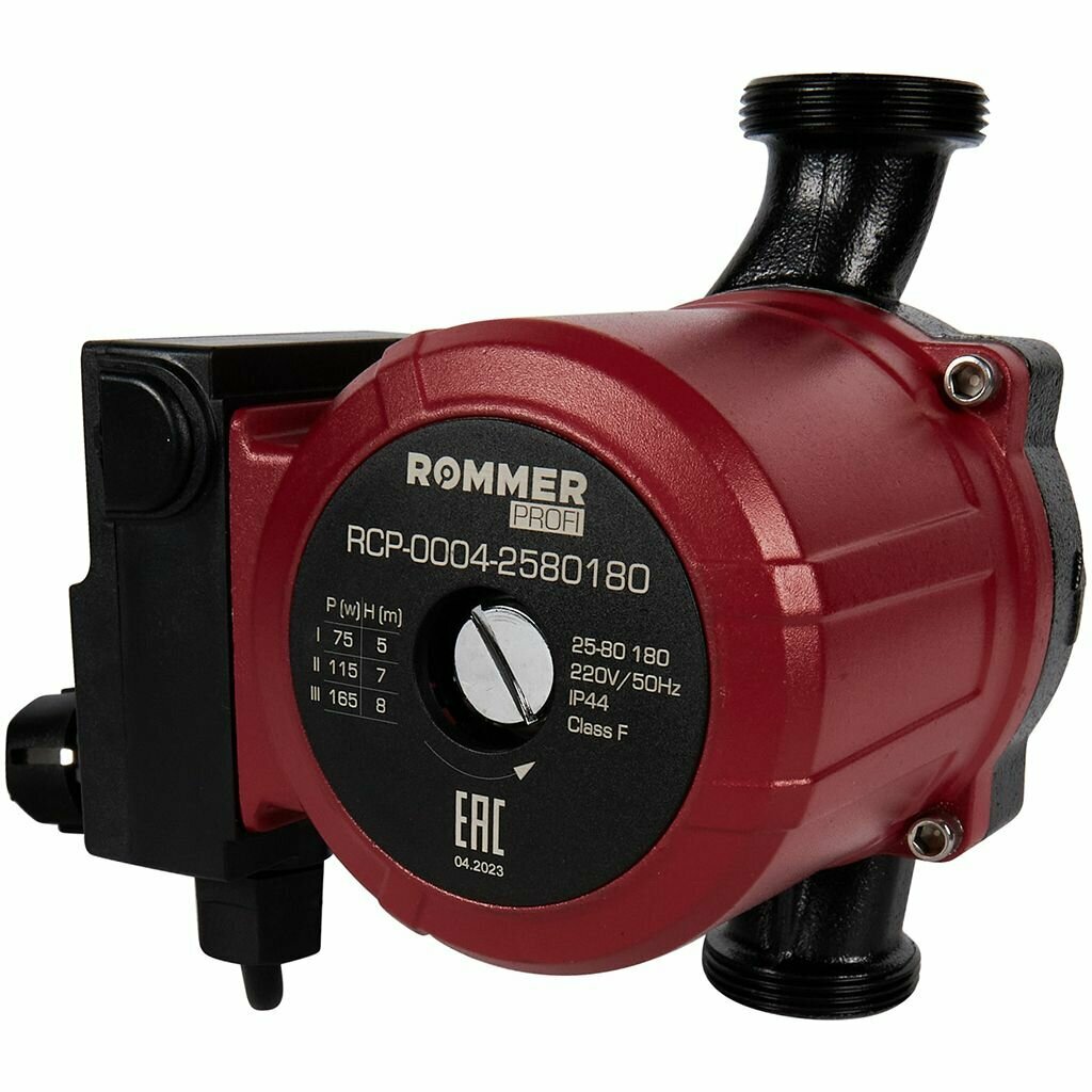 Циркуляционный насос Profi 25/80-180 ROMMER RCP-0004-2580180