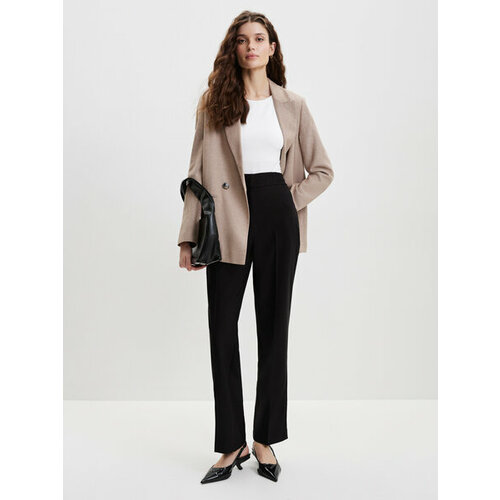 фото Брюки zarina, размер s (ru 44)/170, черный