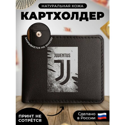 фото Визитница russian handmade kup153, натуральная кожа, 6 карманов для карт, черный