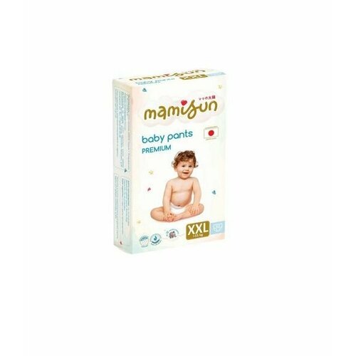 Mamisun Подгузники-трусики, детские размер XXL 15 кг, 32 шт, 1 шт.