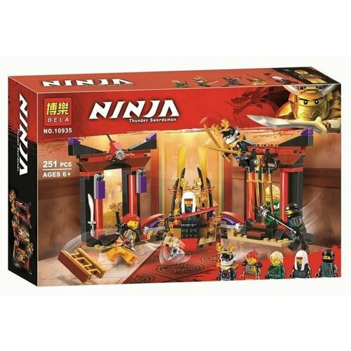 Конструктор Ниндзя Решающий бой в тронном зале lego® ninjago 70651 дуэль в тронном зале