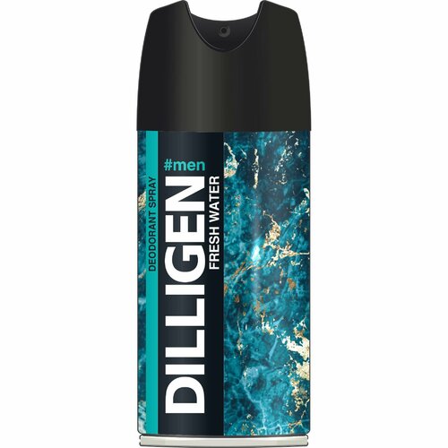 Дезодорант-спрей мужской Dilligen Fresh Water, 150мл